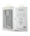 Guess Sequin Script Metal case for iPhone 15 Pro - silver