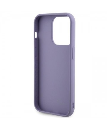Guess Sequin Script Metal case for iPhone 15 Pro - purple