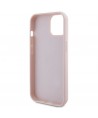 Guess Quilted Metal Logo case for iPhone 15 - pink