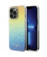 Guess IML Faceted Mirror Disco Iridescent case for iPhone 15 Pro Max - multicolored
