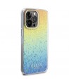 Guess IML Faceted Mirror Disco Iridescent case for iPhone 15 Pro Max - multicolored