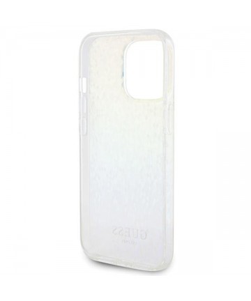 Guess IML Faceted Mirror Disco Iridescent case for iPhone 15 Pro Max - multicolored