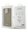 Guess Disco Metal Script case for iPhone 15 Pro Max - gold