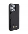 Guess Sequin Script Metal case for iPhone 15 Pro Max - black