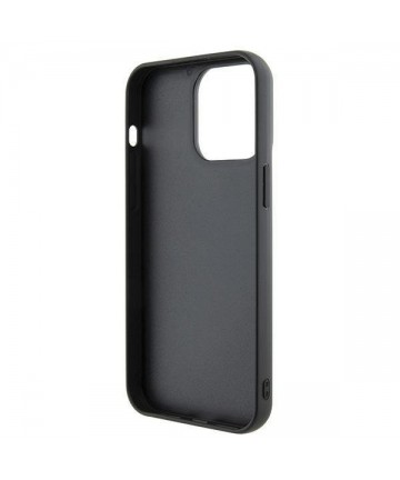 Guess Sequin Script Metal case for iPhone 15 Pro Max - black