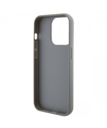 Guess Sequin Script Metal case for iPhone 15 Pro Max - silver