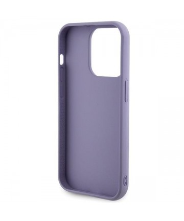 Guess Sequin Script Metal case for iPhone 15 Pro Max - purple