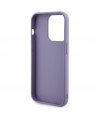 Guess Sequin Script Metal case for iPhone 15 Pro Max - purple