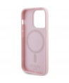 Guess GUHMP13LPSAHMCP case for iPhone 13 Pro / 13 - pink Saffiano MagSafe