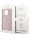 Guess GUHMP13LPSAHMCP case for iPhone 13 Pro / 13 - pink Saffiano MagSafe