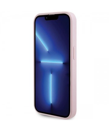 Guess GUHMP14XPSAHMCP case for iPhone 14 Pro Max - pink Saffiano MagSafe