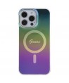 Guess IML Iridescent MagSafe case for iPhone 15 Pro - black
