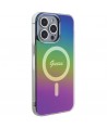 Guess IML Iridescent MagSafe case for iPhone 15 Pro - black
