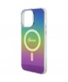 Guess IML Iridescent MagSafe case for iPhone 15 Pro - black