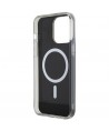 Guess IML Iridescent MagSafe case for iPhone 15 Pro - black