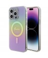 Guess IML Iridescent MagSafe case for iPhone 15 Pro - pink