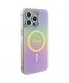 Guess IML Iridescent MagSafe case for iPhone 15 Pro - pink