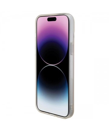 Guess IML Iridescent MagSafe case for iPhone 15 Pro - pink