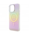 Guess IML Iridescent MagSafe case for iPhone 15 Pro - pink