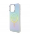 Guess IML Iridescent MagSafe case for iPhone 15 Pro - turquoise