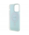 Guess IML Iridescent MagSafe case for iPhone 15 Pro - turquoise