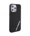 Karl Lagerfeld 3D Rubber Multi Logo case for iPhone 15 Pro Max - black