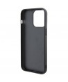 Karl Lagerfeld 3D Rubber Multi Logo case for iPhone 15 Pro Max - black