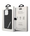 Karl Lagerfeld 3D Rubber Multi Logo case for iPhone 15 Pro Max - black