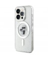 Karl Lagerfeld Karl&Choupette Glitter MagSafe case for iPhone 15 Pro - transparent