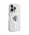 Karl Lagerfeld Karl&Choupette Glitter MagSafe case for iPhone 15 Pro - transparent
