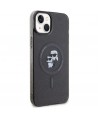 Karl Lagerfeld Karl&Choupette Glitter MagSafe case for iPhone 15 - black
