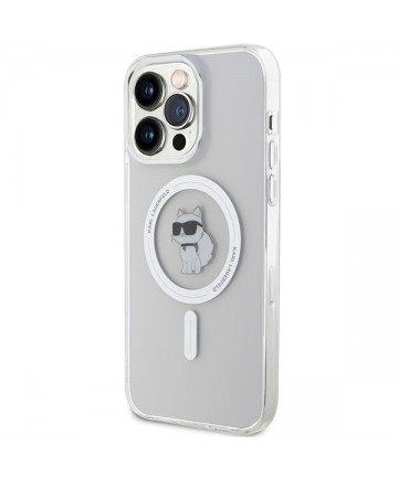 Karl Lagerfeld IML Choupette MagSafe case for iPhone 15 Pro Max - transparent