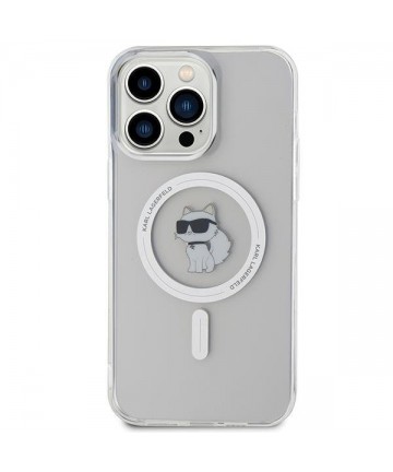 Karl Lagerfeld IML Choupette MagSafe case for iPhone 15 Pro Max - transparent