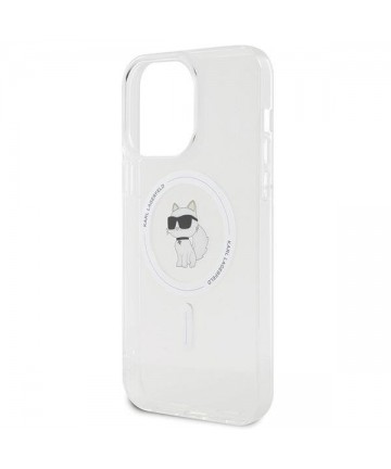 Karl Lagerfeld IML Choupette MagSafe case for iPhone 15 Pro Max - transparent