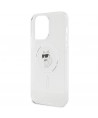 Karl Lagerfeld IML Choupette MagSafe case for iPhone 15 Pro Max - transparent