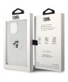Karl Lagerfeld Karl&Choupette Glitter MagSafe case for iPhone 15 Pro Max - transparent