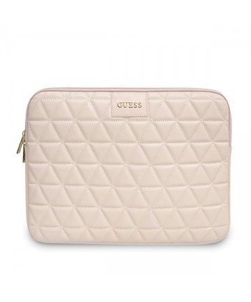 Guess Quilted cover for a 13" laptop - pink