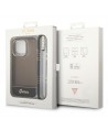 Guess Translucent Pearl Strap Case for iPhone 14 Pro - Black