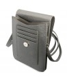 Guess Handbag GUWBSATMGR gray / gray Saffiano Triangle