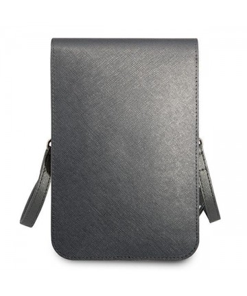 Guess Handbag GUWBSATMGR gray / gray Saffiano Triangle