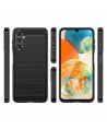Carbon Case for Samsung Galaxy A14 5G flexible silicone carbon cover black