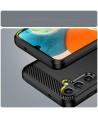 Carbon Case for Samsung Galaxy A14 5G flexible silicone carbon cover black