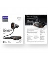 Joyroom fast car charger 5x USB 6.2 A with extension cable black (JR-CL03)