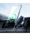 Joyroom Car Magnetic Holder Qi Wireless Inductive Charger 15W (MagSafe Compatible for iPhone) Black (JR-ZS240)