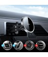 Joyroom Car Magnetic Holder Qi Wireless Inductive Charger 15W (MagSafe Compatible for iPhone) Black (JR-ZS240)