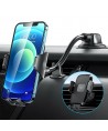 Joyroom car phone holder with flexible arm for dashboard or windshield, black (JR-ZS259)