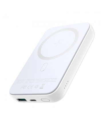 Joyroom JR-W020 Powerbank 20W 10000mAh MagSafe + USB-C - USB-C cable 0.25m - white