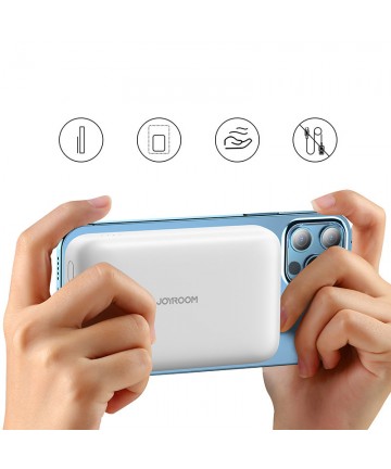 Joyroom JR-W020 Powerbank 20W 10000mAh MagSafe + USB-C - USB-C cable 0.25m - white
