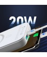 Joyroom JR-W020 Powerbank 20W 10000mAh MagSafe + USB-C - USB-C cable 0.25m - white