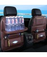 Car organizer for the seat foldable shelf mini car table beige